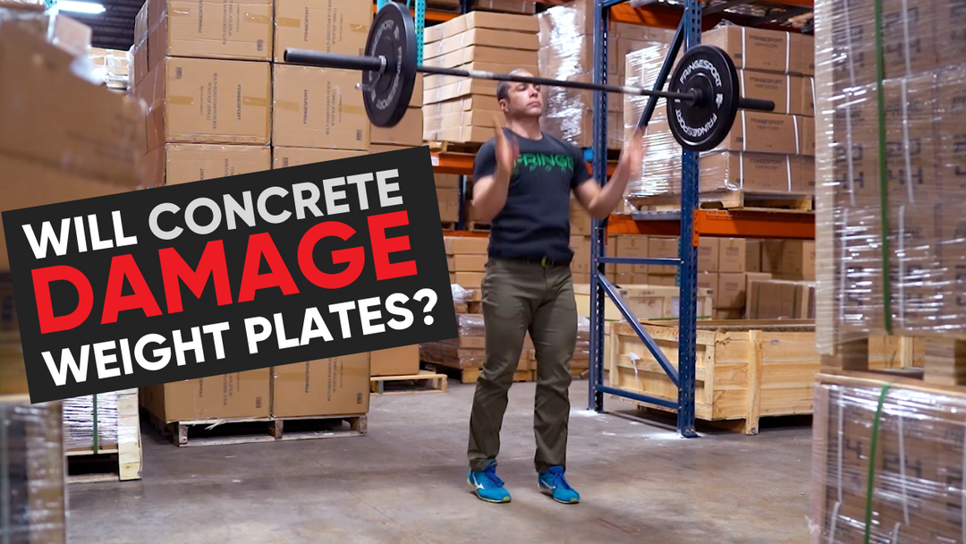 Can you drop weights on concrete?