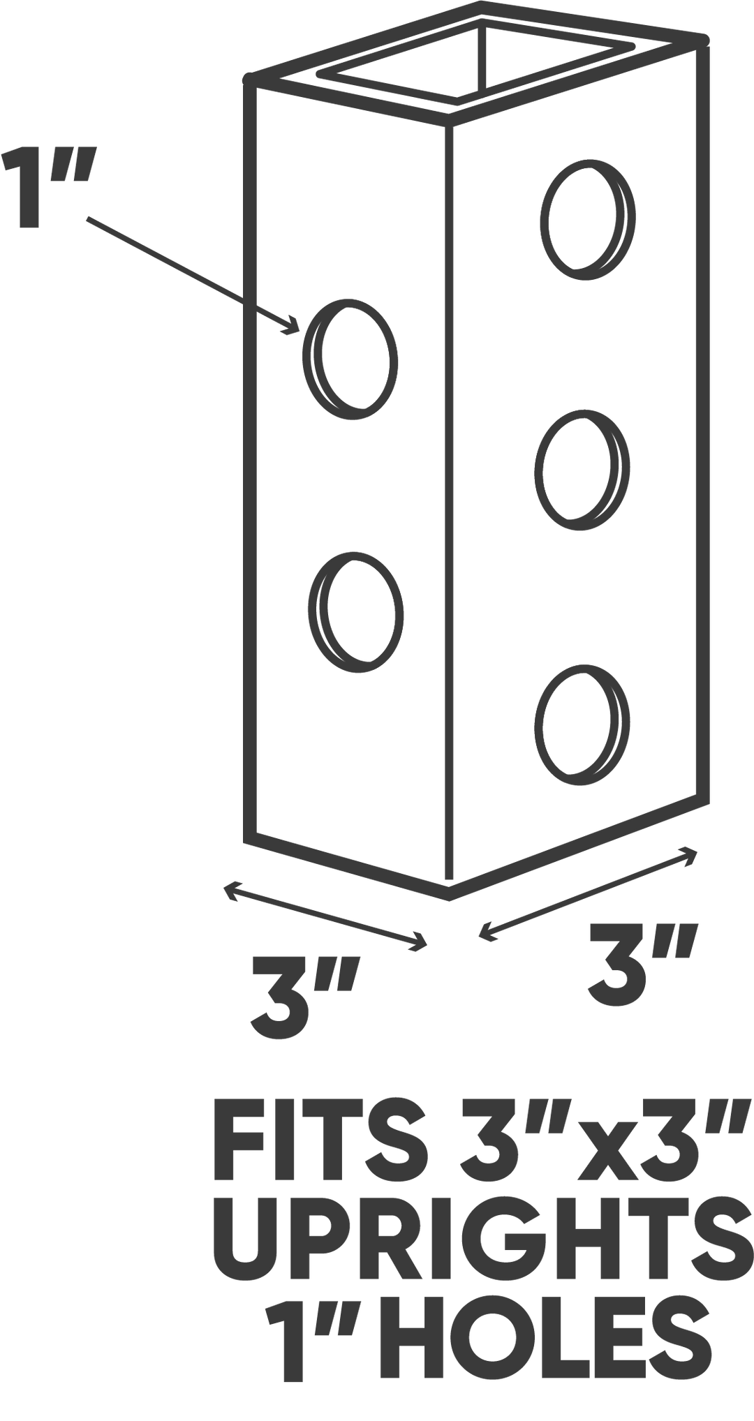 3x3 Fringe Sport Rack Storage Shelf (7160054087727)