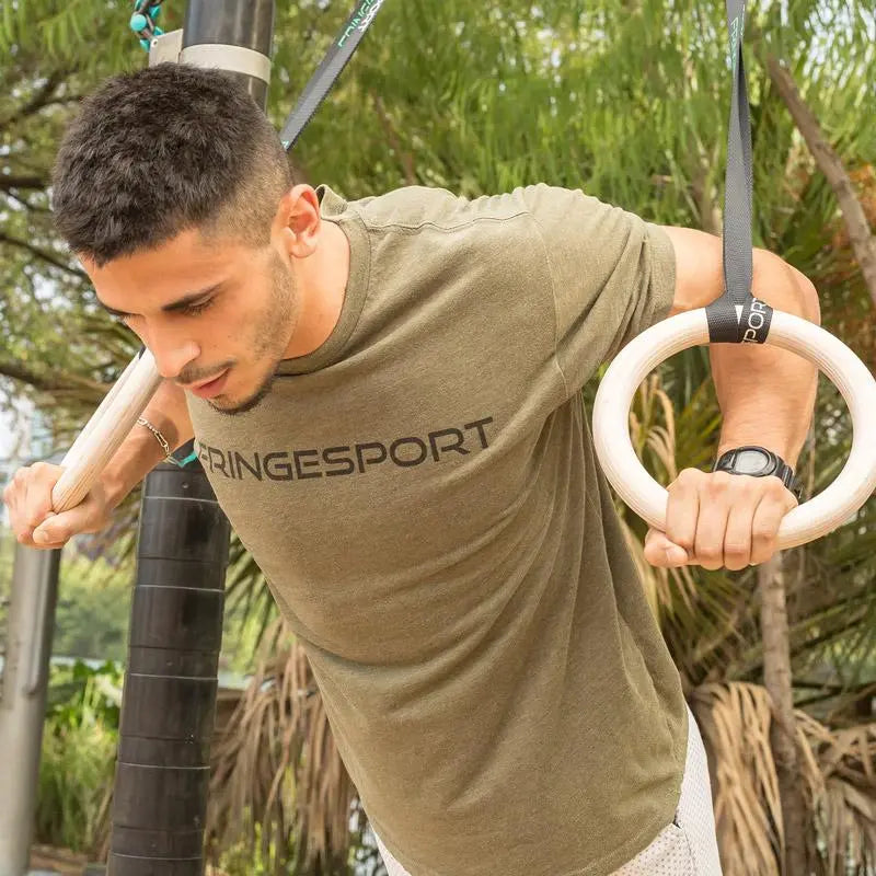 Competition Gymnastic Rings - With Straps (395839564)