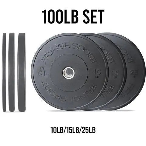 Garage Series Squat Rack + 100lb Milspec Bumper Plate Package (6581552480303)