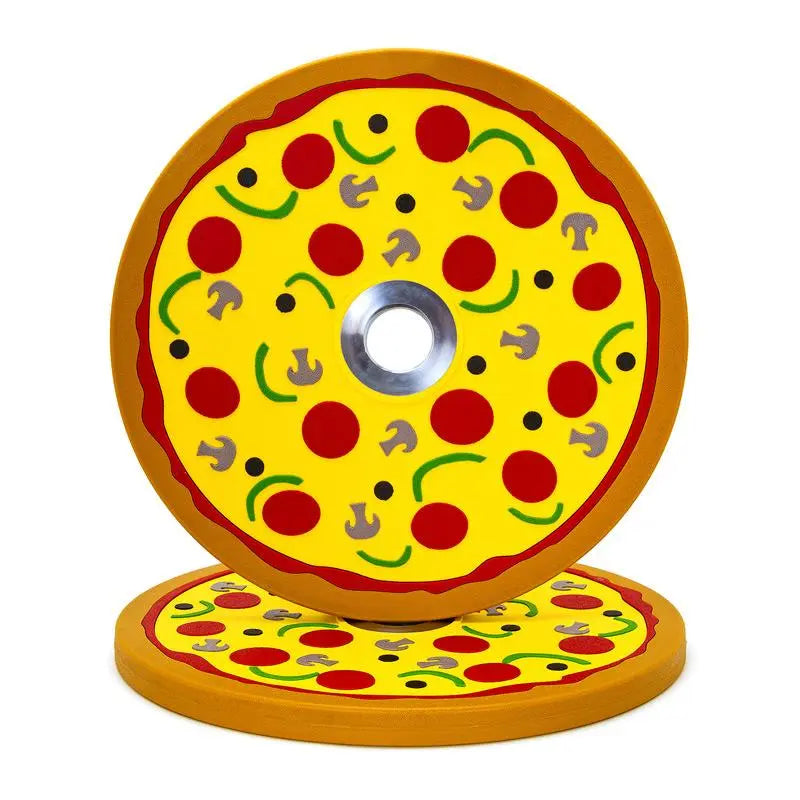 Pizza Bumper Plates (10lb Pair) (4373390753839)