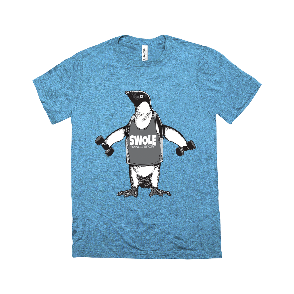 Fringe Sport Triblend Penguin Dumbbell Shirt (4658649661487)