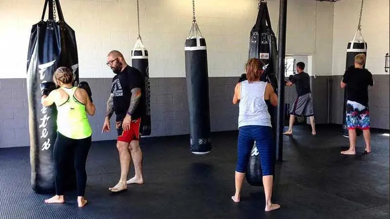 Corey-and-Stephanie-of-Mammoth-Training-Center-talk-about-opening-their-new-gym-in-Rockport. Fringe Sport