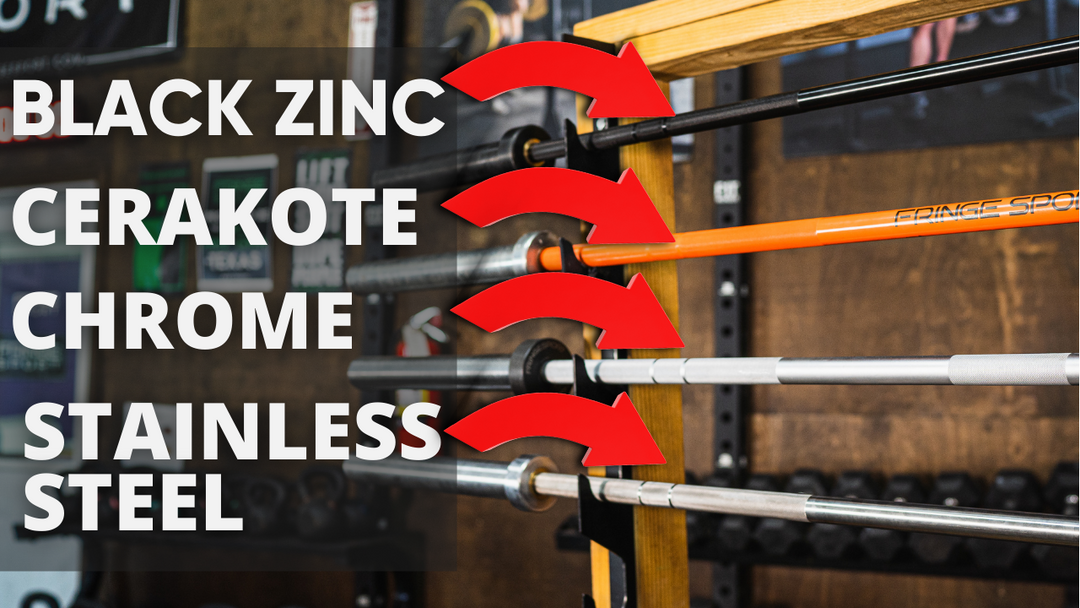 zinc vs chrome barbell finishes