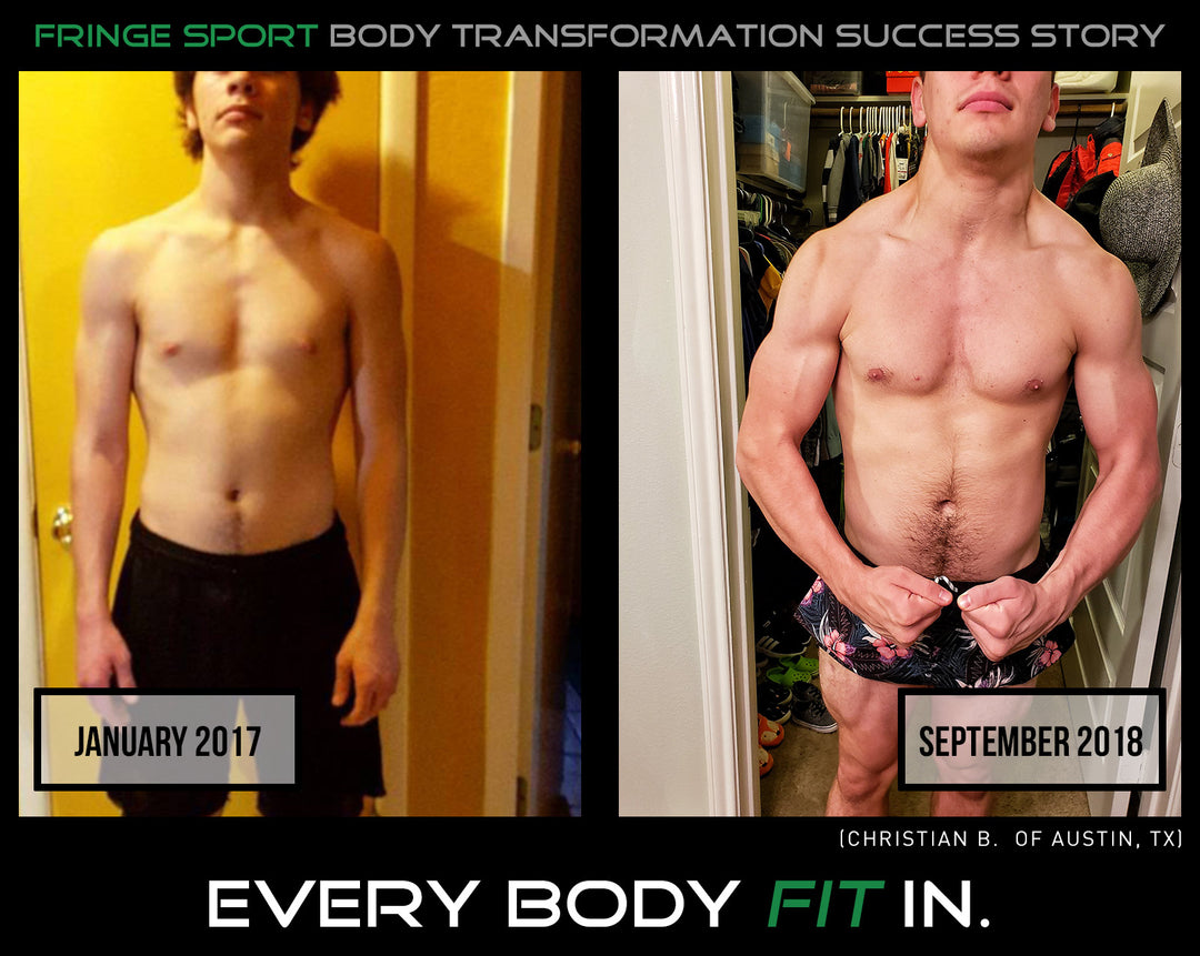 Body Transformation Success; Everybody Fit In - Christian B.