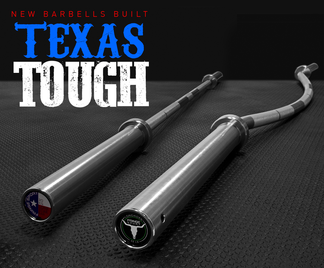 2 New Powerlifting Barbells Make Training Texas Tough!