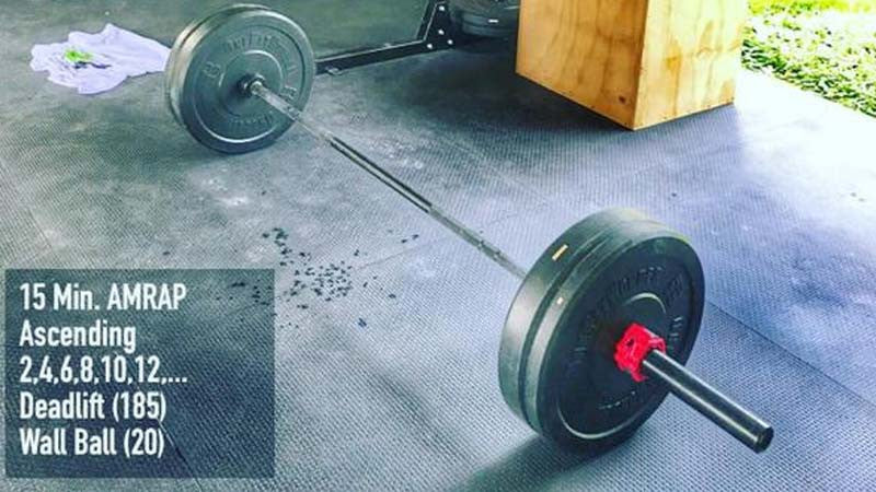 WOD of the Week: Deadlift / Wall Ball AMRAP