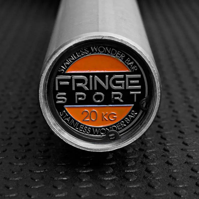 20kg Wonder Bar Stainless Steel Barbell from Fringe Sport