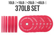 Pink Bumper Plate Sets (4428374016047)