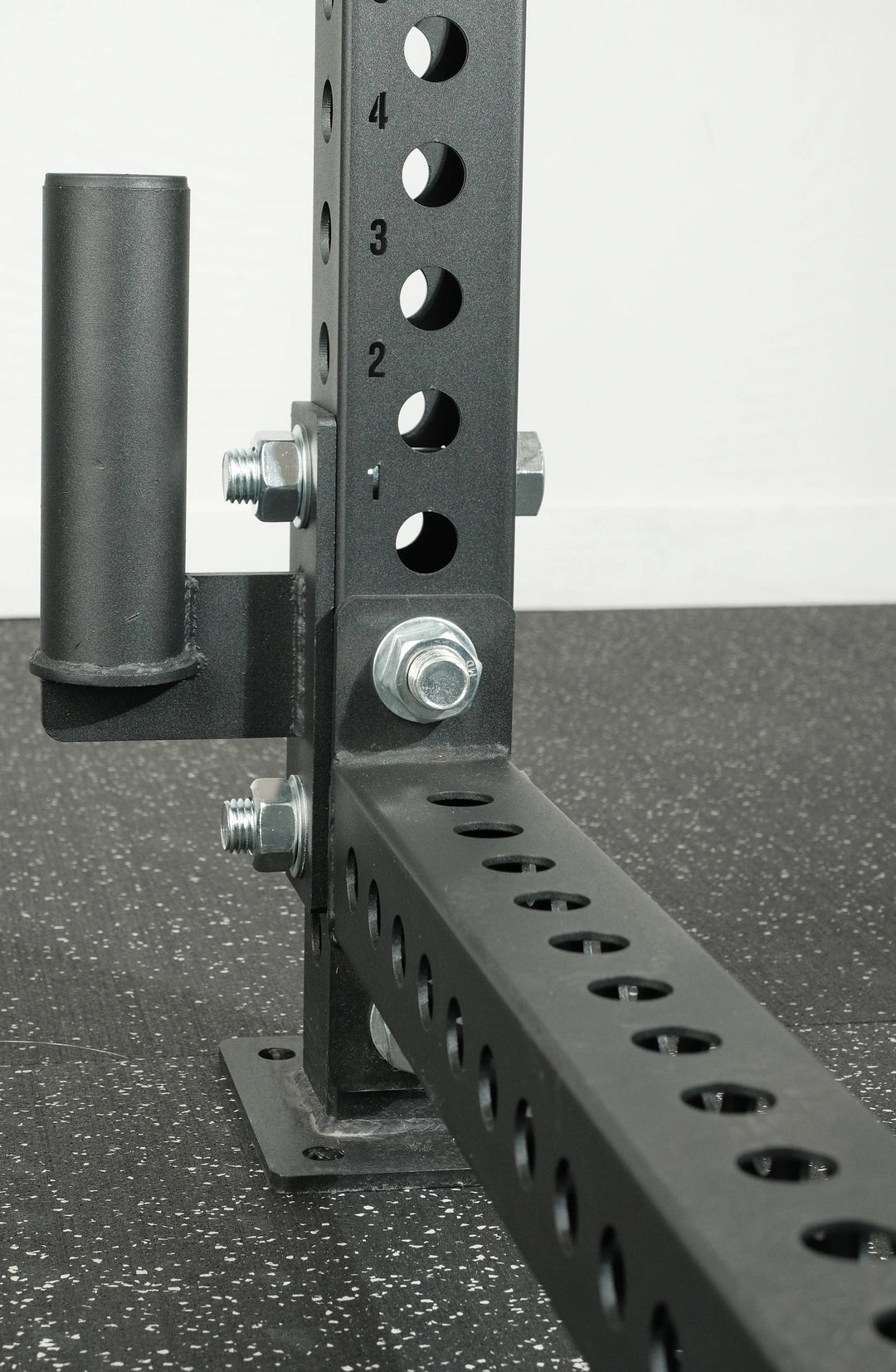 Barbell Row Rack Attachment 3x3 Fringe Sport Barbell Holder Storage Attachment