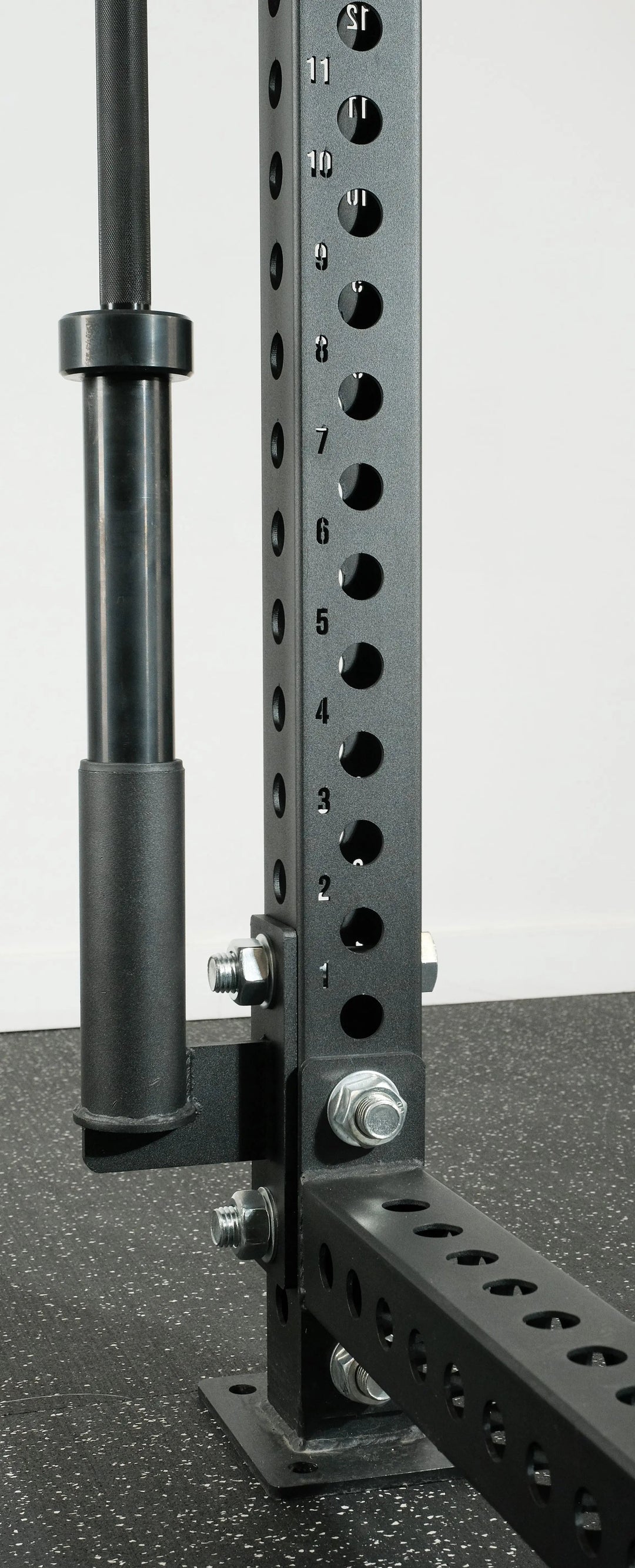 Barbell Row Rack Attachment 3x3 Fringe Sport Barbell Holder Storage Attachment