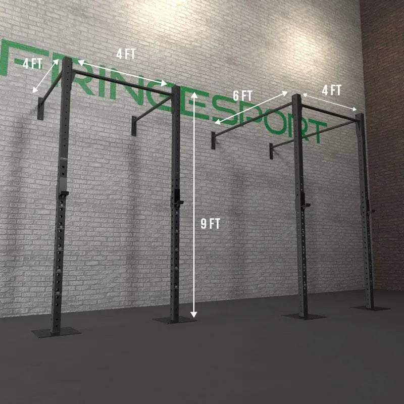 4ft Wide Wall Mount Garage Gym Rig (3