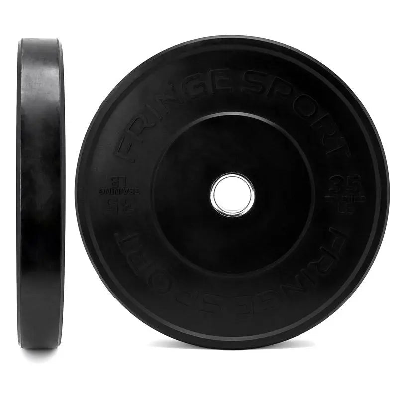 Black Bumper Plates Bulk Sets OneFitWonder | FringeSport Equipment