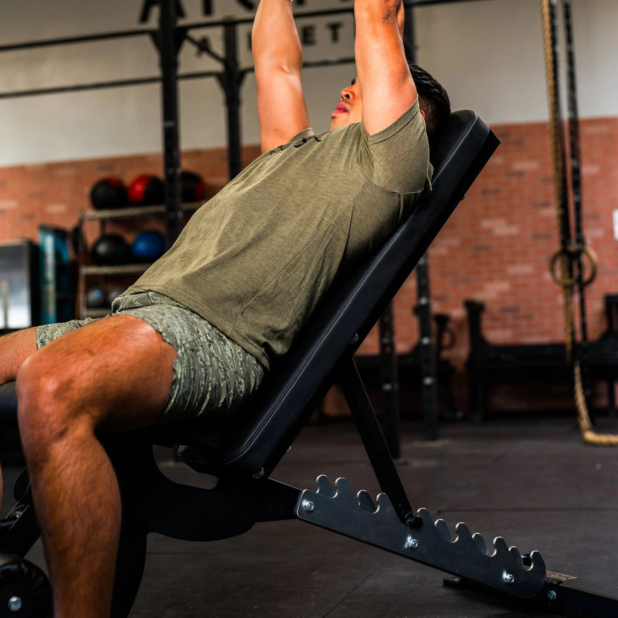 Bench Add Flat Incline Decline Bench by Fringe Sport