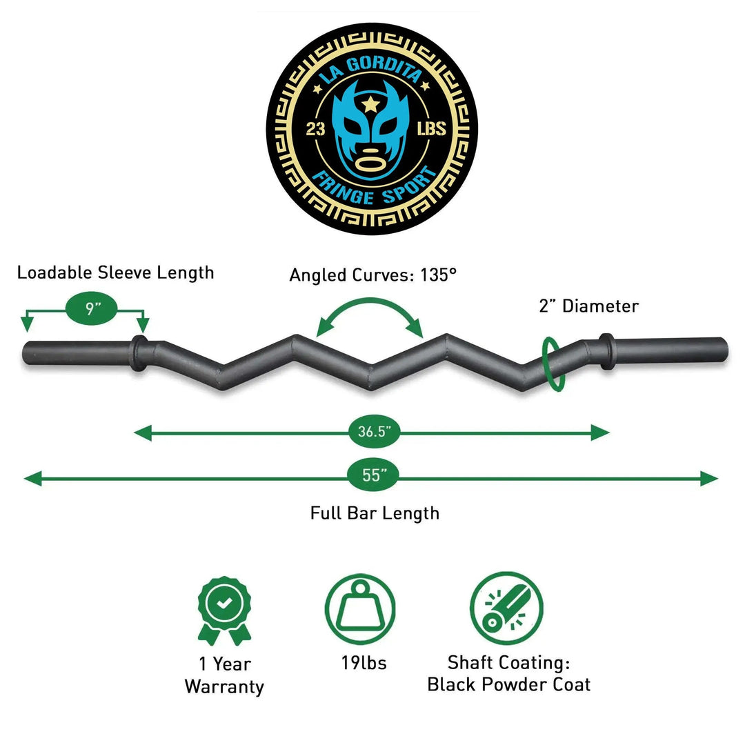 EZ Curl Axle Bar by Fringe Sport - Main Image