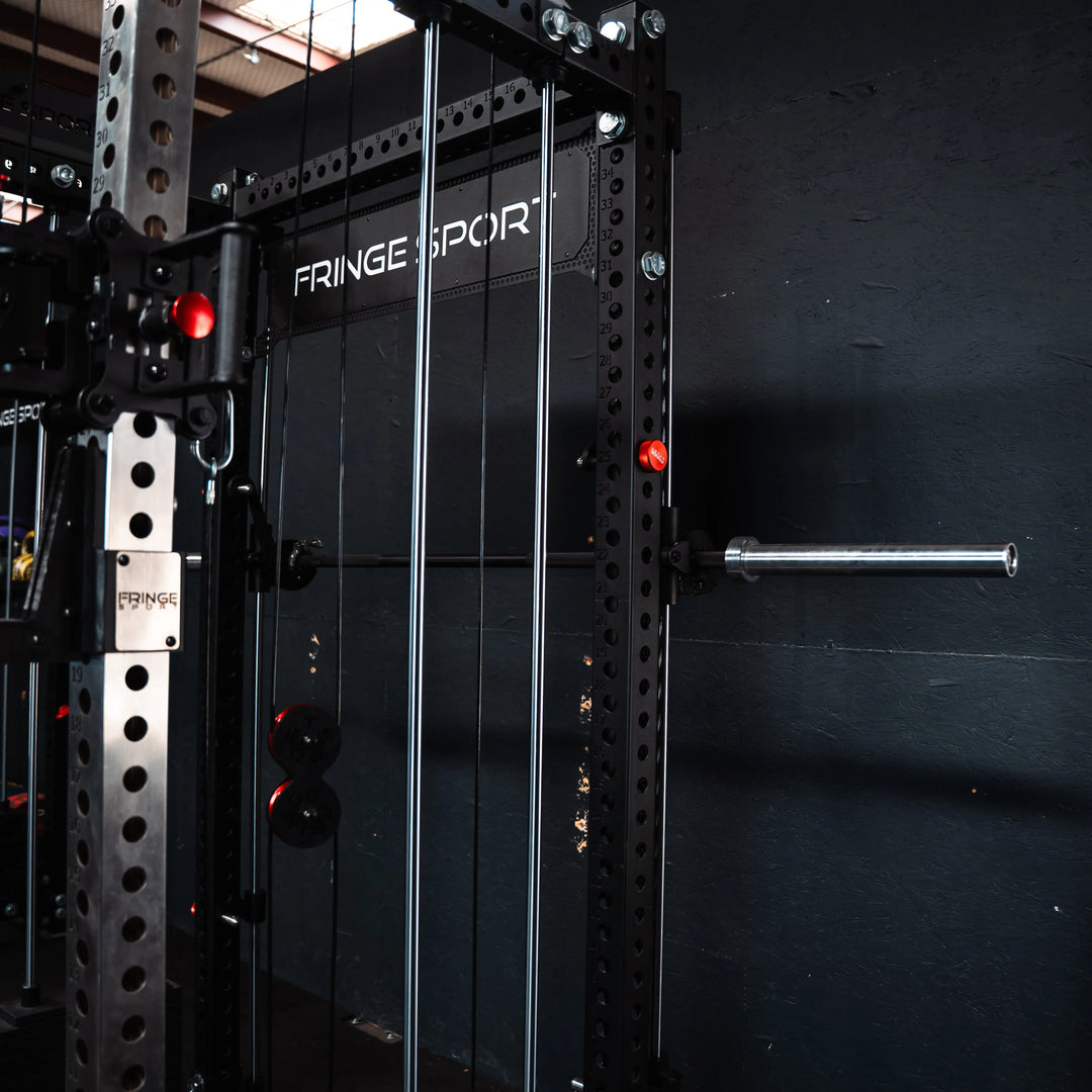 The Dane 2 Fully Loaded - Half Rack with Cable Crossover, Smith Machine, and 20kg Barbell Fringe Sport