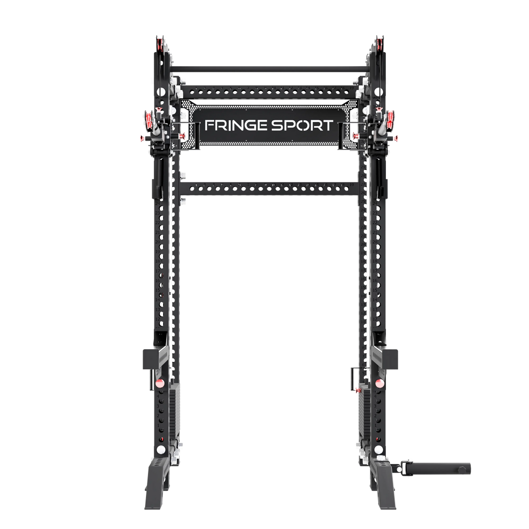 The Dane 2 + Gibbon Arms, Squat Rack with Cable Crossover Fringe Sport