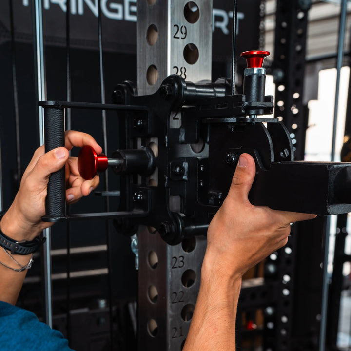 The Dane 2 + Gibbon Arms, Squat Rack with Cable Crossover Fringe Sport