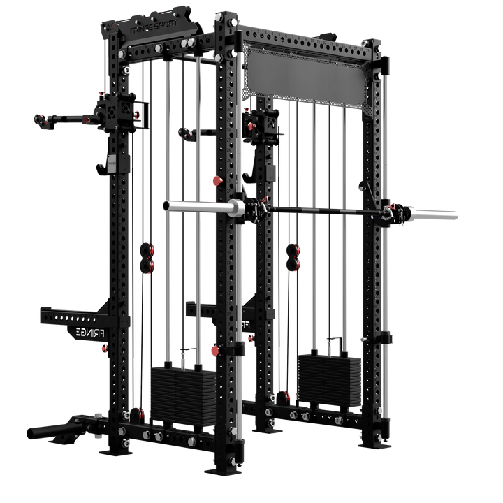 The Dane 2 Fully Loaded - Half Rack with Cable Crossover, Smith Machine, and 20kg Barbell Fringe Sport