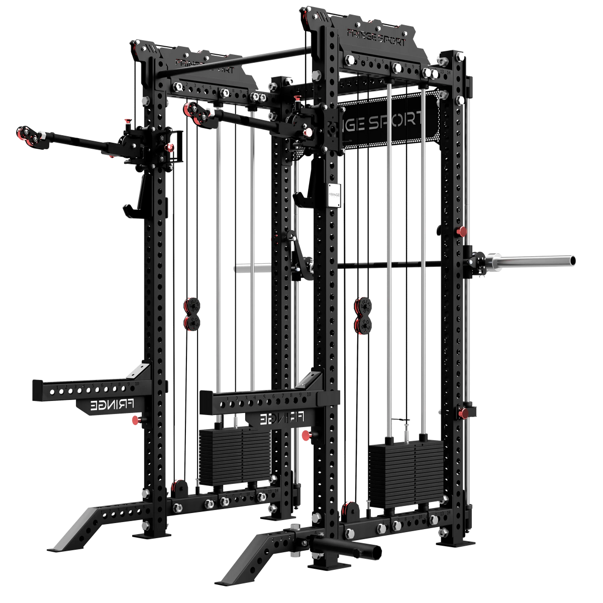 The Dane 2 Fully Loaded | Half Rack & Attachments Package | Fringe Sport