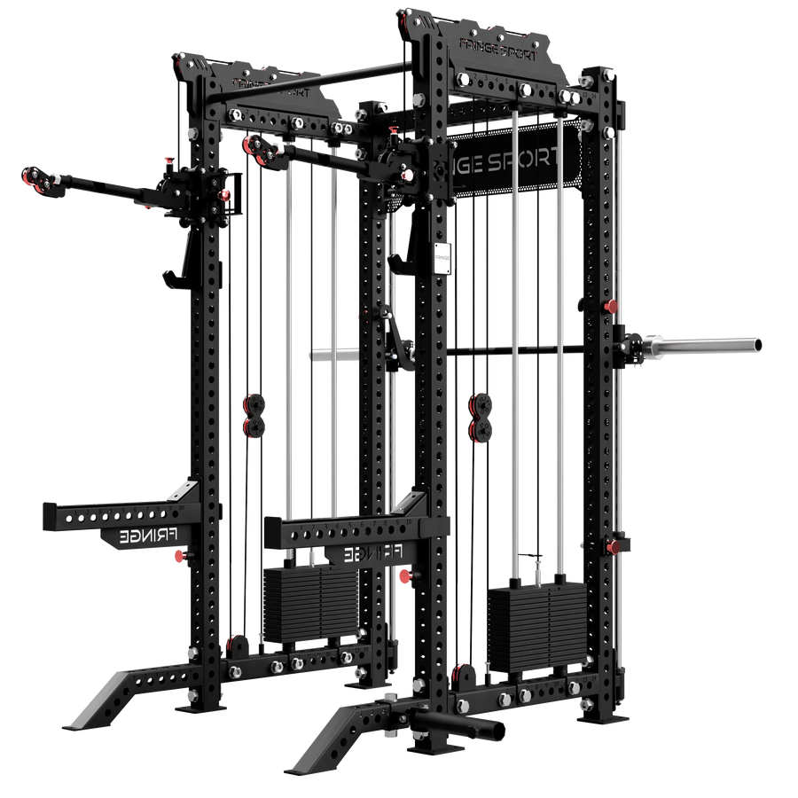 The Dane 2 Fully Loaded | Half Rack & Attachments Package | Fringe Sport