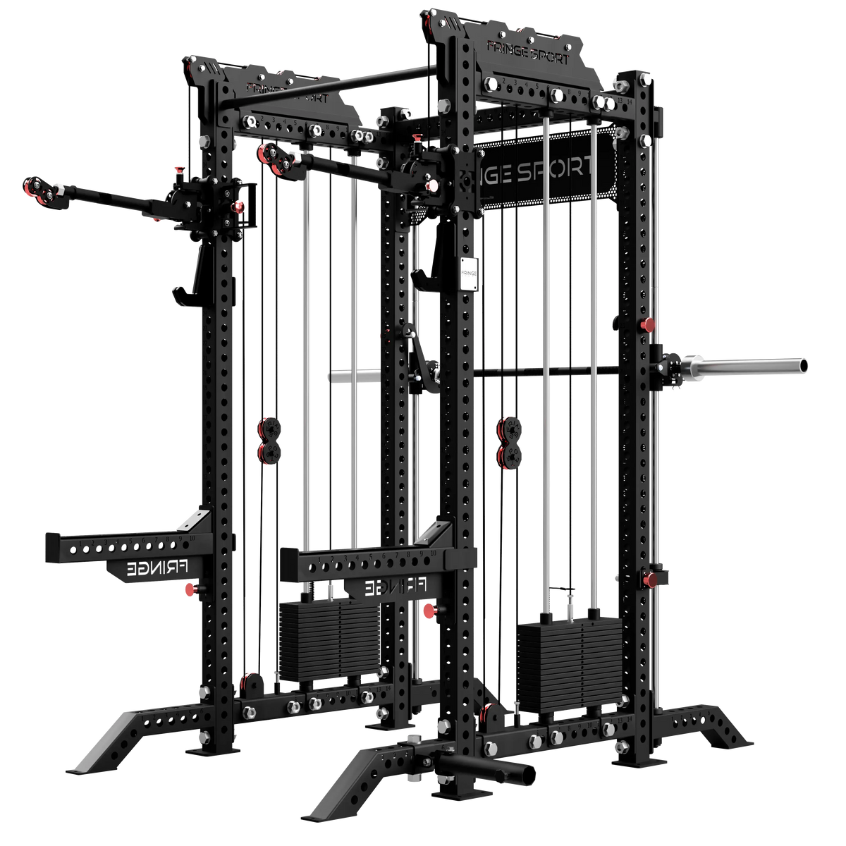 The Dane 2 Fully Loaded | Half Rack & Attachments Package | Fringe Sport