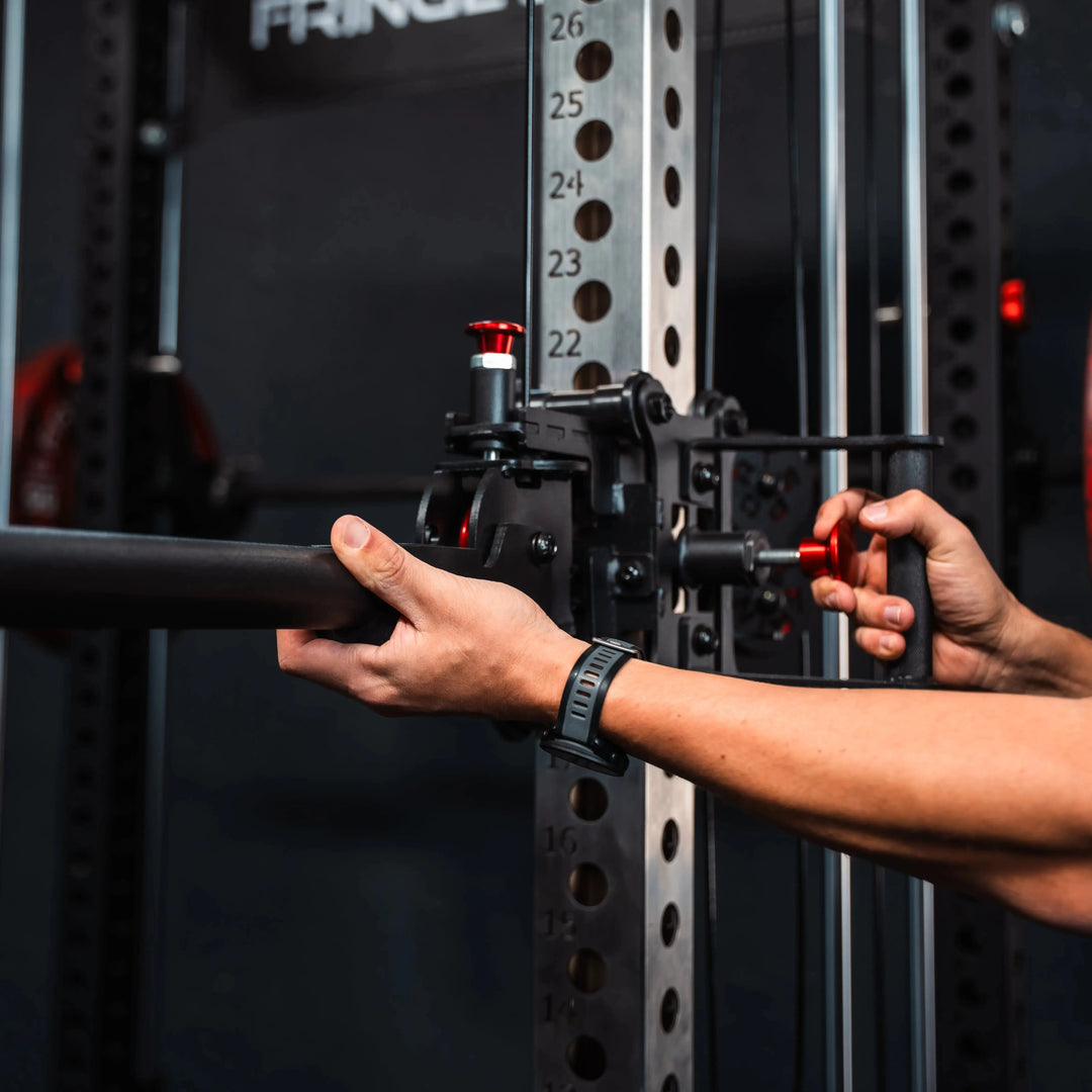 The Dane 2 Fully Loaded - Half Rack with Cable Crossover, Smith Machine, and 20kg Barbell Fringe Sport