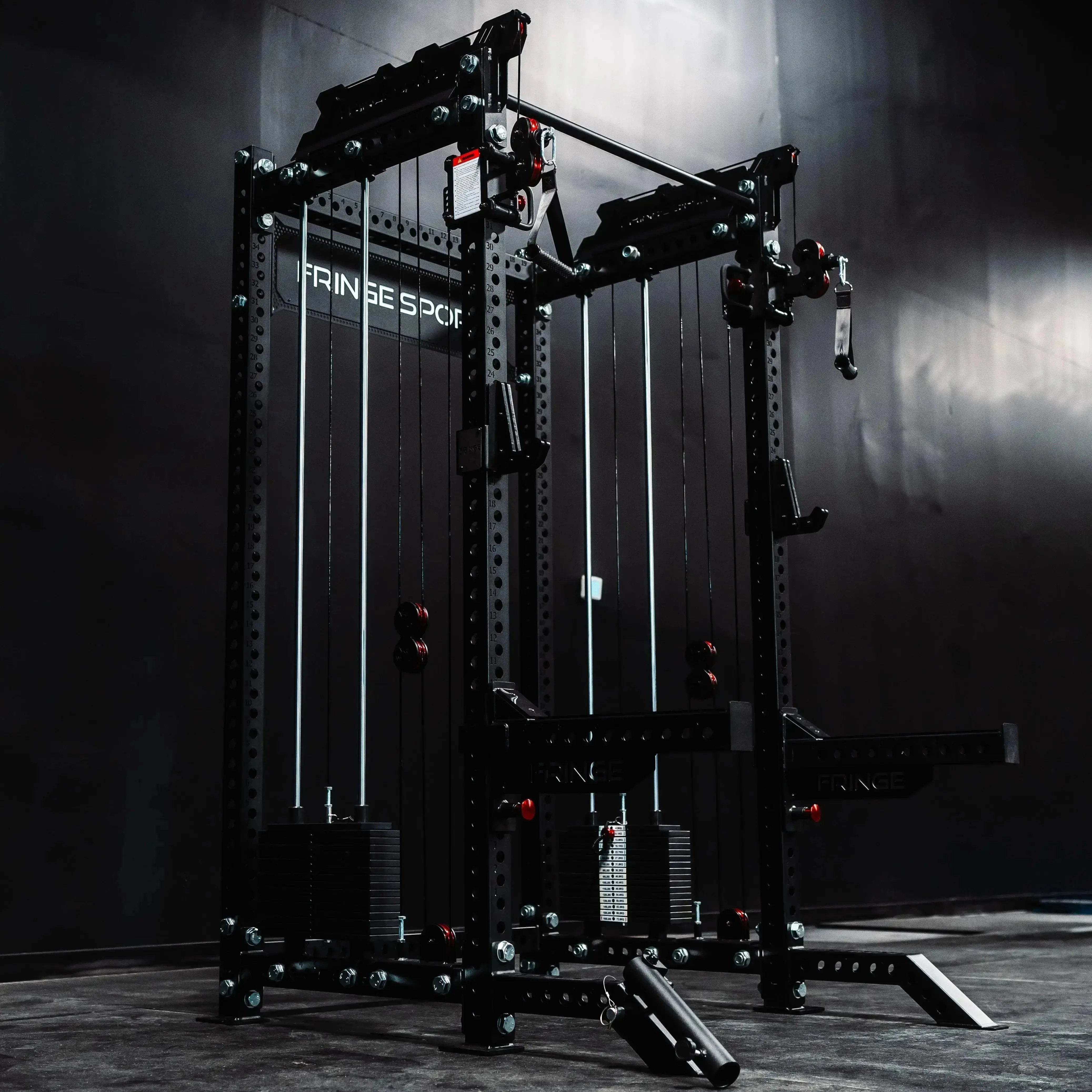 The Dane 2.0 | Half Rack Functional Trainer | Fringe Sport