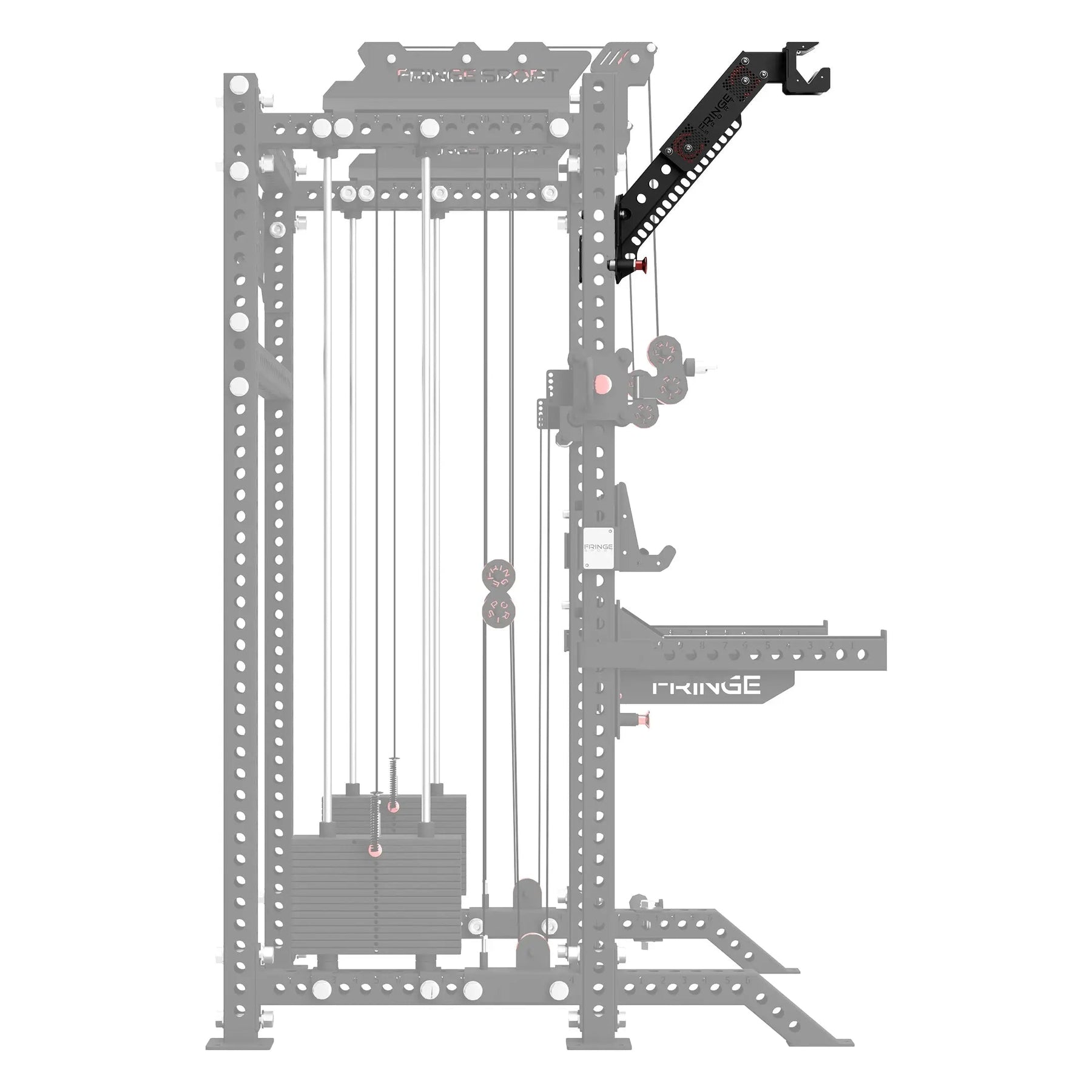 Bush Rack Drew The Drew Lat Pulldown Rack Attachment | Rack Accessory | Fringe Sport
