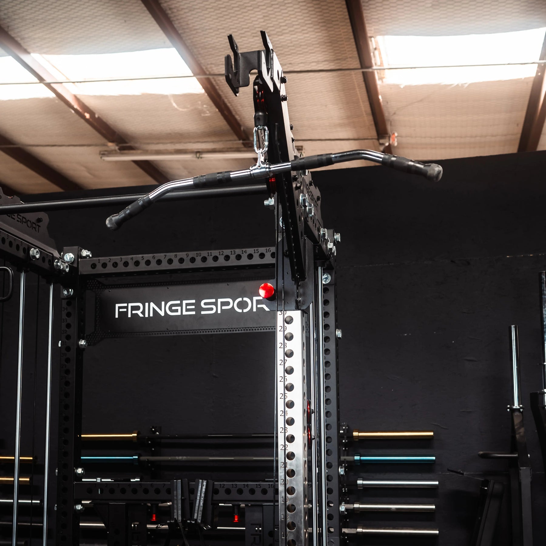 Bush Rack Drew The Drew Lat Pulldown Rack Attachment | Rack Accessory | Fringe Sport
