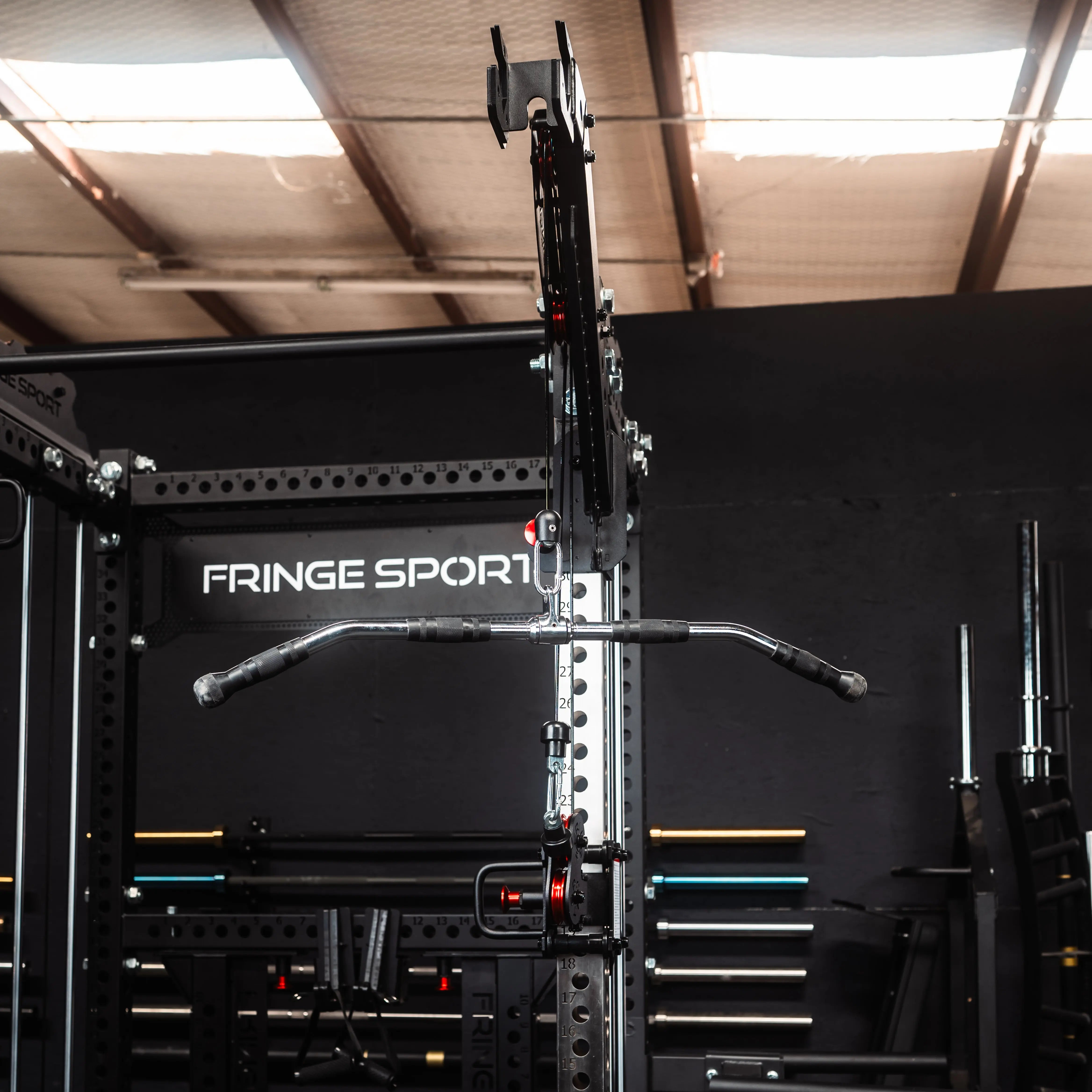 The Drew Lat Pulldown Rack Attachment | Rack Accessory | Fringe Sport