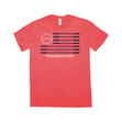 Stars & Bars Red Unisex T-Shirt (7281531387951)