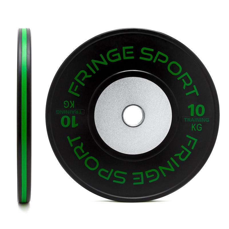 Black training competition plate 10kg green (650766516271)