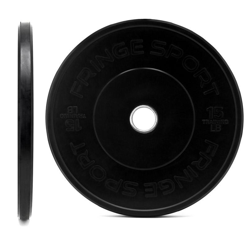 black bumper plate front & profile (120271880)