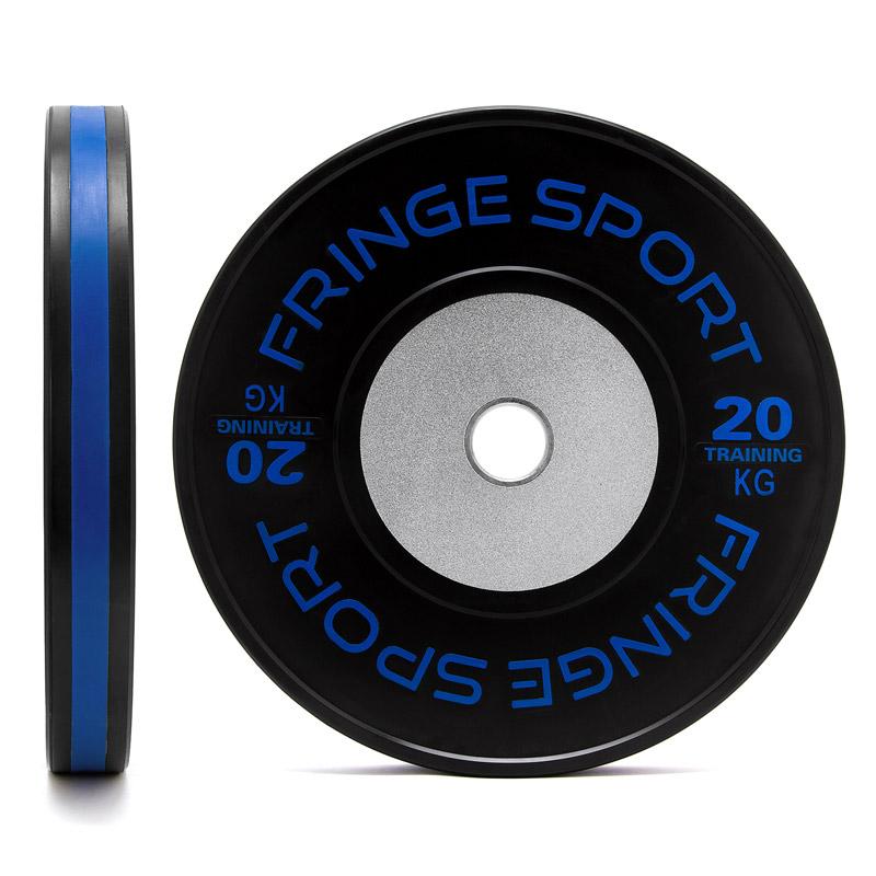 Black training competition plate 20kg blue (650766516271)