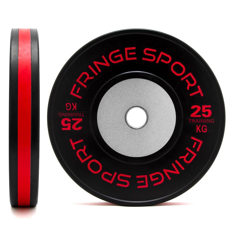 Black training competition plate 25kg red (650766516271)