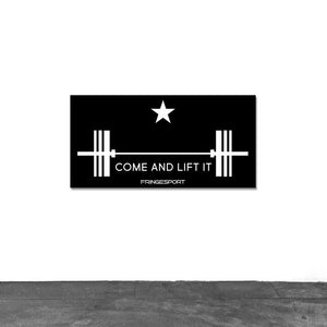 "Come and Lift It" Vinyl Banner (1081169412143)