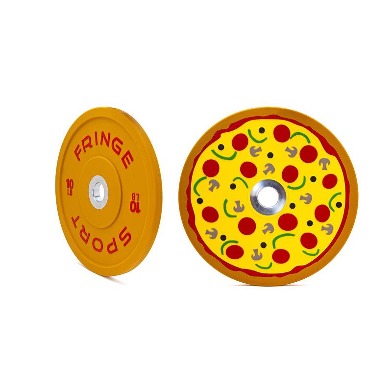 Pizza Bumper Plates (10lb Pair) (4373390753839)